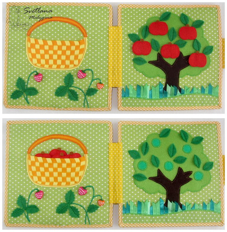 Развивающая книжка Времена года