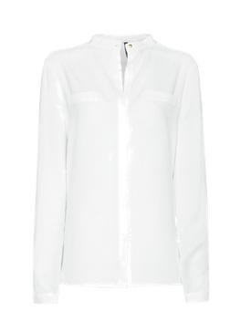 Варианты использования белой блузки