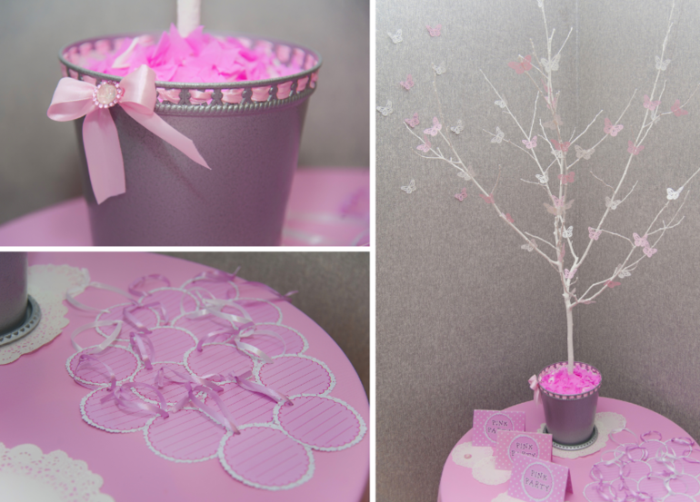 Делюсь первым опытом в оформлении Дня рождения дочки.Розовая вечеринка.