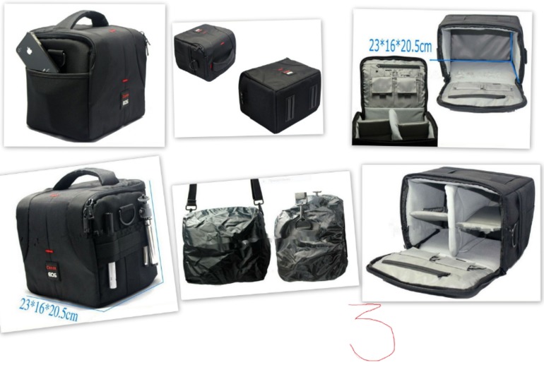 Сумка для фотоаппарата с логотипом Canon и Nikon