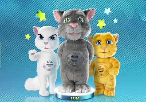 Интерактивные игрушки Talking Friends Superstar Talking Tom / Talking Angela / Talking Ginger