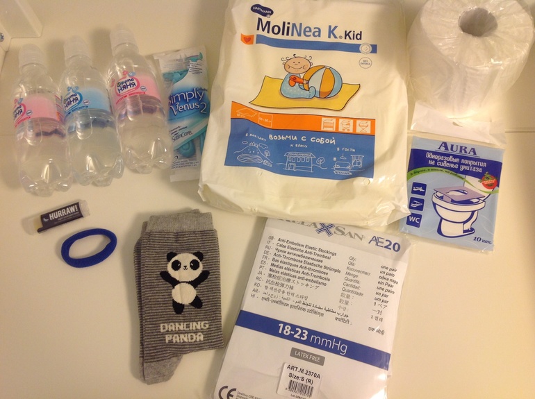 Наш багаж (пакеты в роддом)