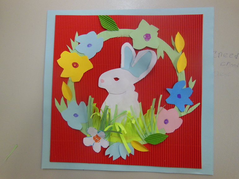 Объемная аппликация с детьми