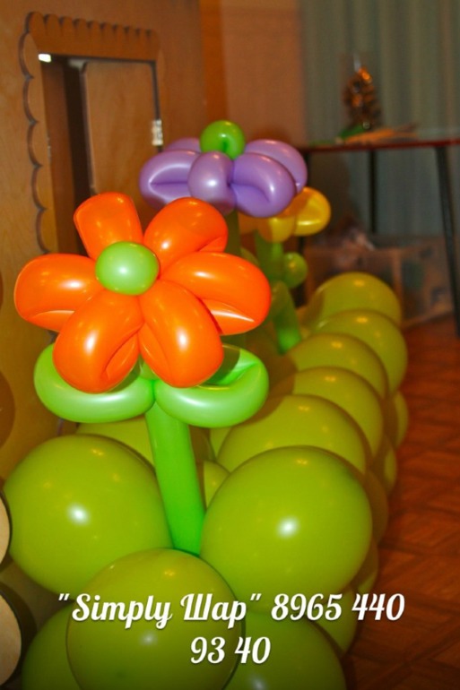 оформление воздушными шарами