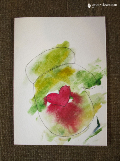 Новогодние открытки вместе с малышом. Шаблоны