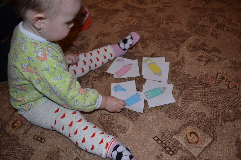 Лото на изучение цвета