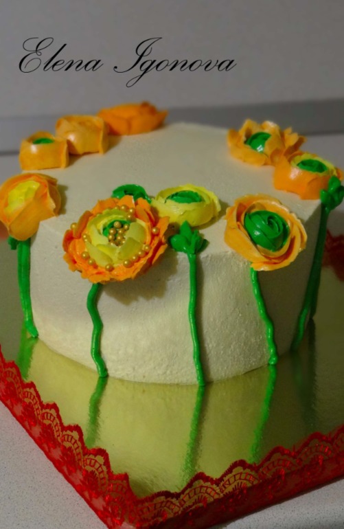 Кремовый. Оранжевое настроение)