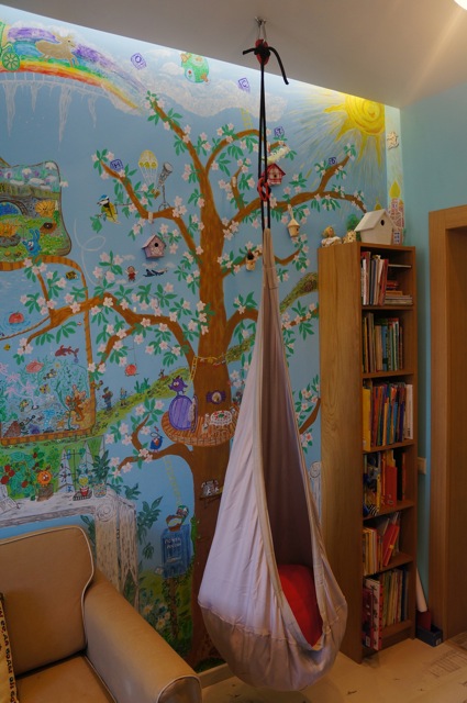 Стена в детской комнате