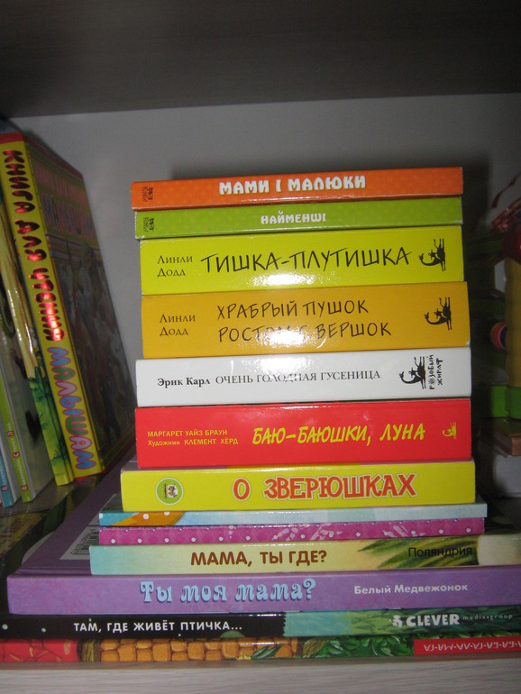 Наши книжки-картонки. Начинаем читать. Часть 1.