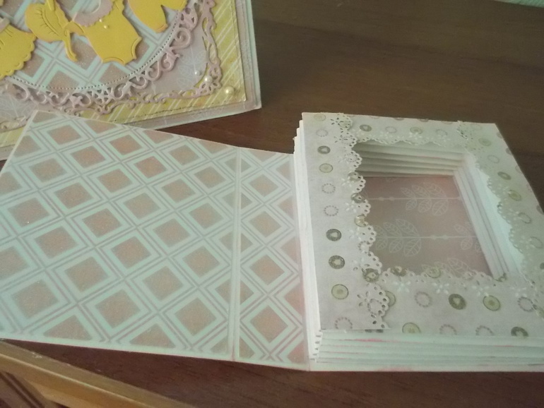 Комплект открытка на рождение+ коробочка для бирочки