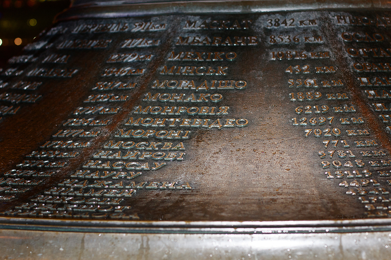 Вечерний Киев. Майдан Незалежности. Метро