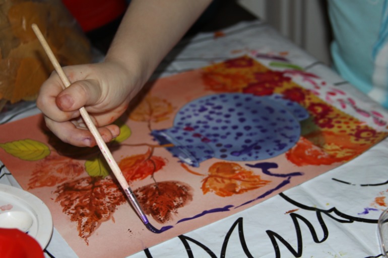 Последние осенние занятия...