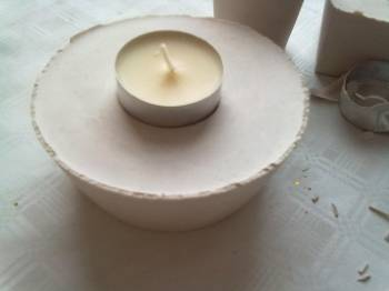 Фото МК подсвечники из гипса