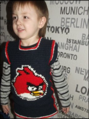 Жилет Angry Birds для мальчика