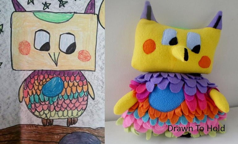 Игрушки по рисункам ваших деток!