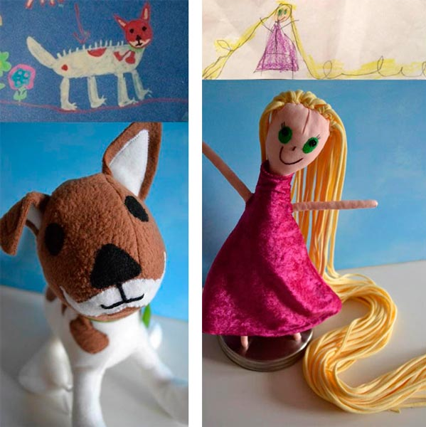 Игрушки по рисункам ваших деток!