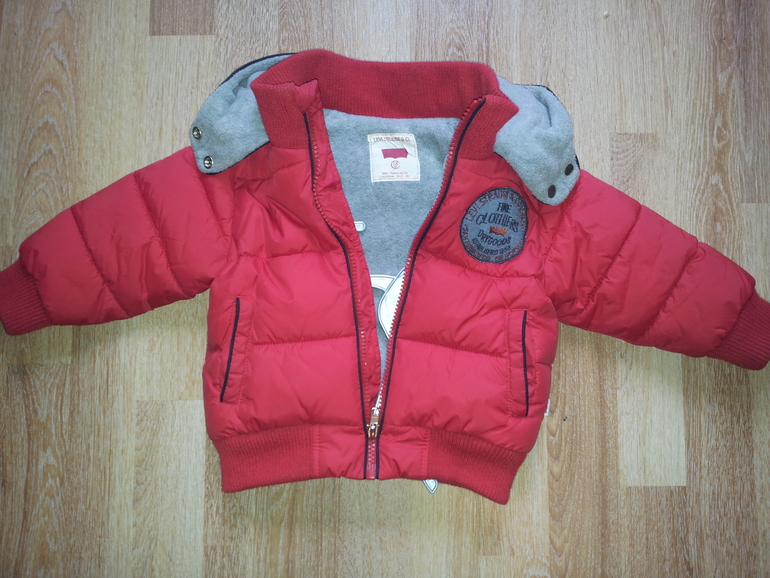 Пуховик levis 12-18 мес