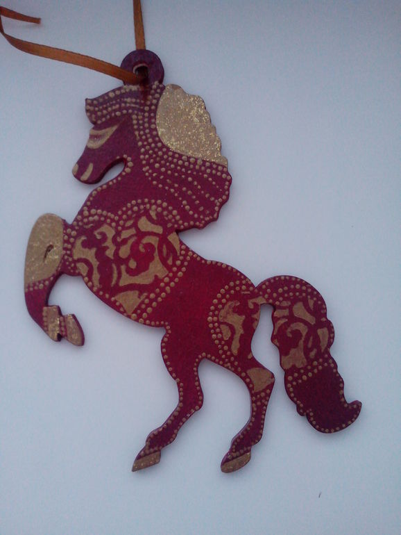 Лошадки-сувениры к Новому году