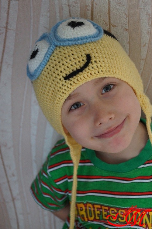 Шапочка для сыночка Миньон