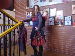 Конкурс слингостиль - и я в уходящий поезд (надеюсь, часовые пояса учтены ;) )