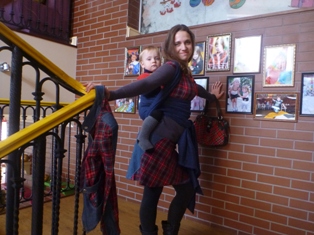 Конкурс слингостиль - и я в уходящий поезд (надеюсь, часовые пояса учтены ;) )