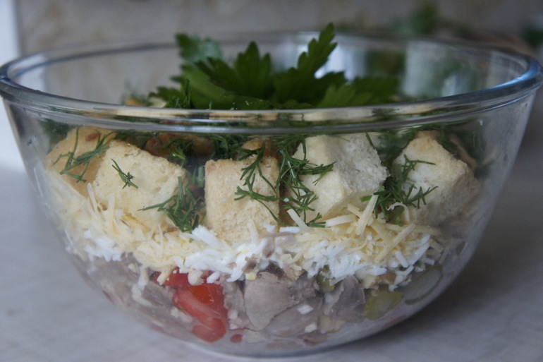 Небольшое застолье по окончанию отпуска