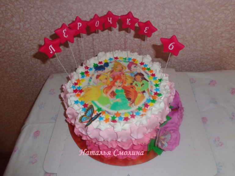 Фото-торт Винкс