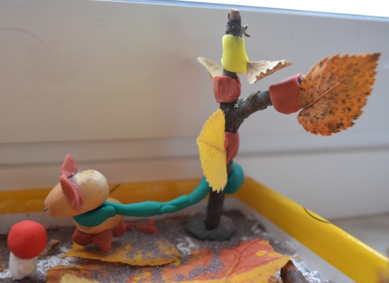 Осенняя поделка в садик