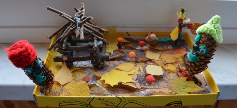 Осенняя поделка в садик