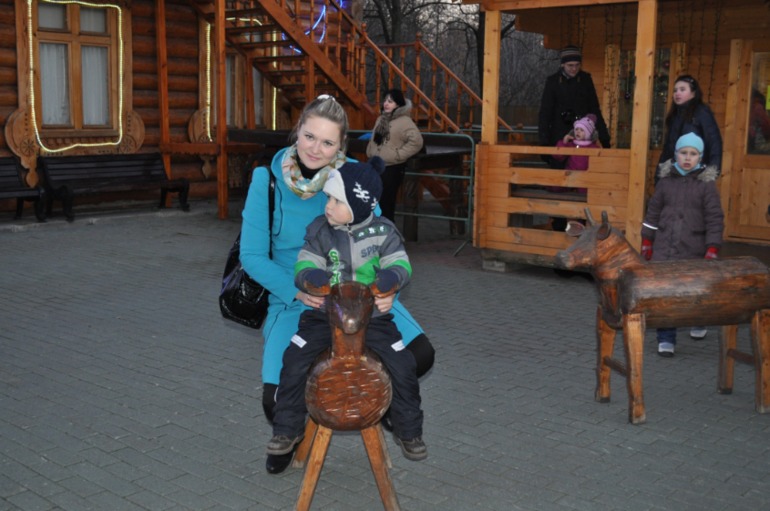 ДР Деда Мороза, его резиденция в Кузьминском парке.