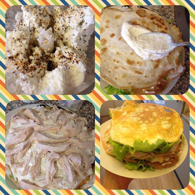 Белковый торт