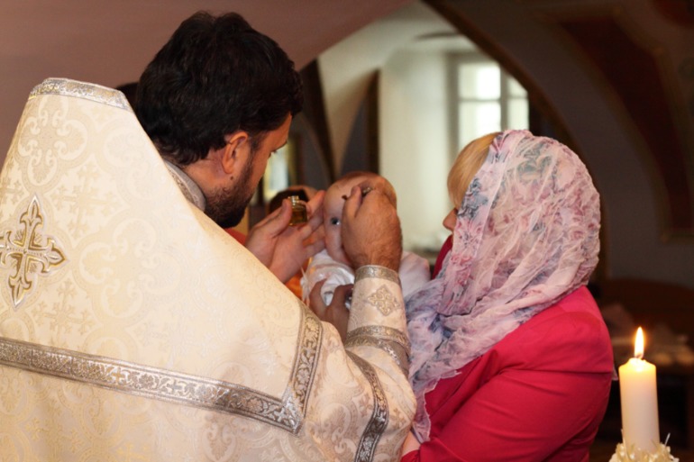 Крещение Виктории!