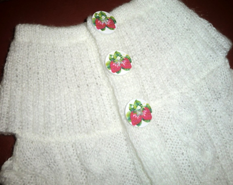 Кофточка-безрукавка