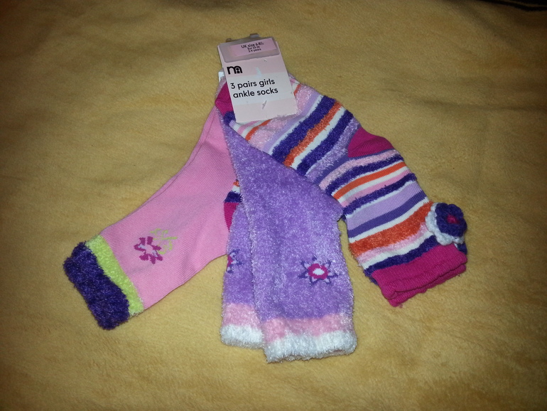 Новые носочки для девочек Mothercare