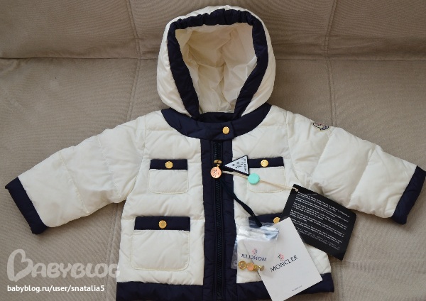 Продам новый комбинезон Монклер!оригинал 9-12м