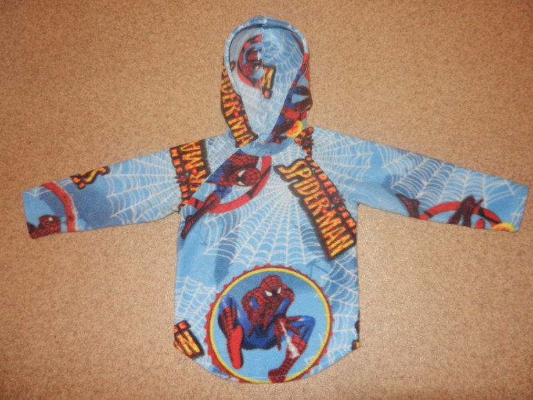 анорак с капюшоном из флиса для мальчика