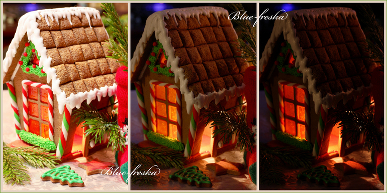 Мои сказочно-рождественские избушки))