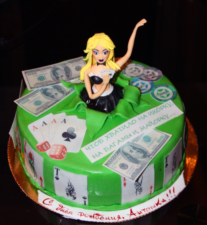 Тортик для заядлого покериста