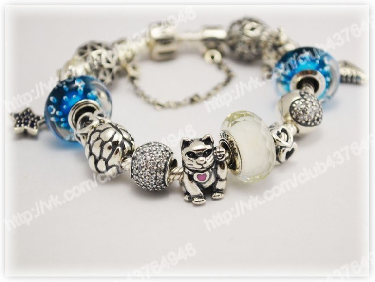 Украшения в стиле pandora из серебра 925 пробы