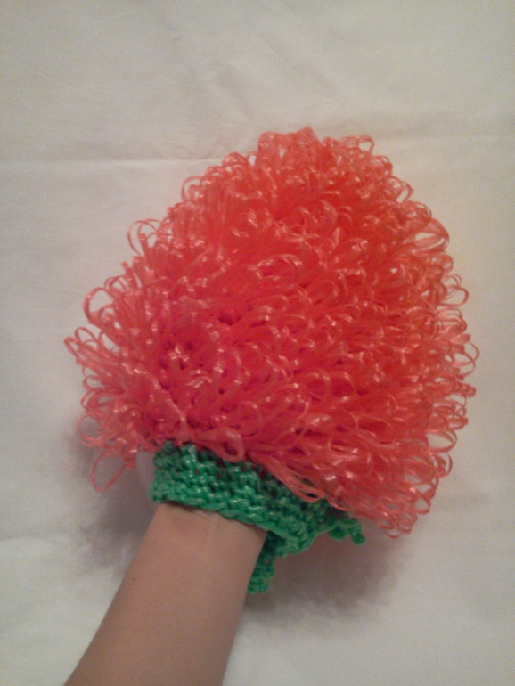 Навязала мочалок...