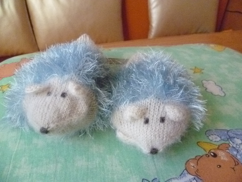 Варежки ЁЖИКИ