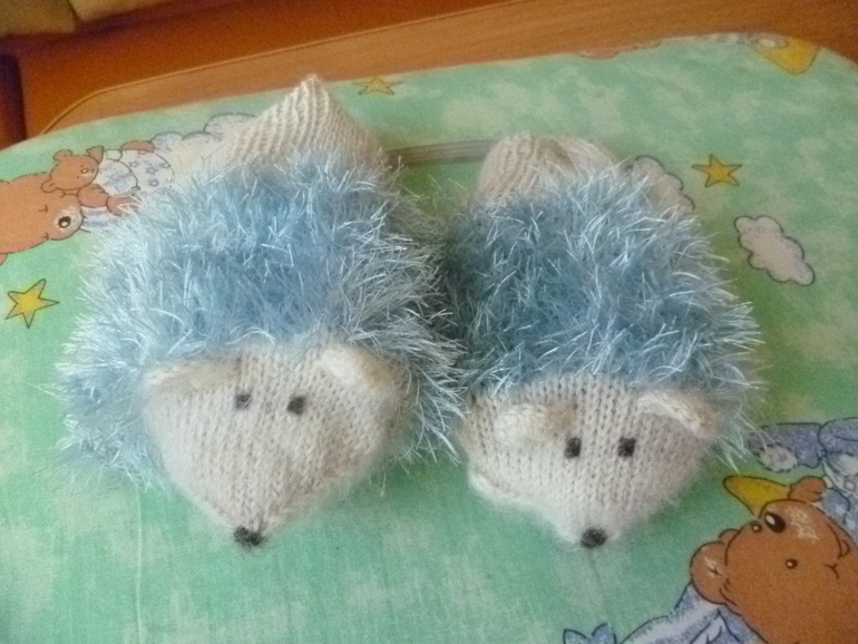 Варежки ЁЖИКИ