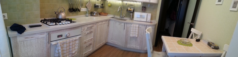 Снова приглашаю на кухню) Теперь доделанную. Осторожно, много фото!