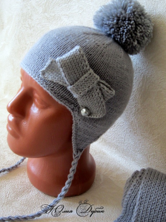 Немного спицами....