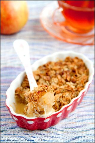 Крамбль яблочный диетический.