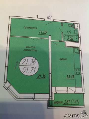 СРОЧНО! 1-ая квартира