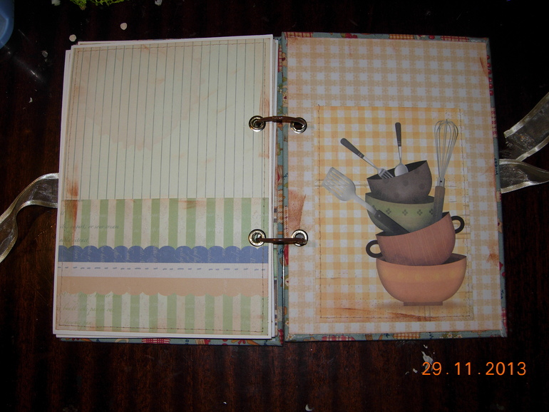 Кулинарная книга, а скорее кулинарная папка