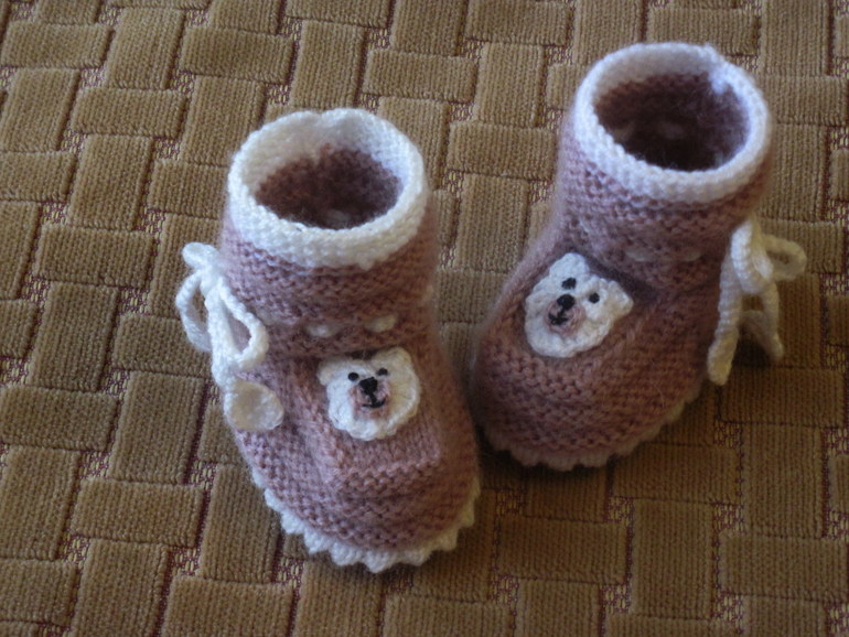 Пинетки с мишками