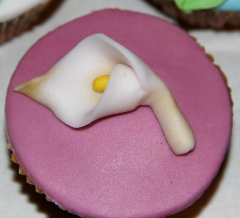 Мои первые капкейки и первые цветы