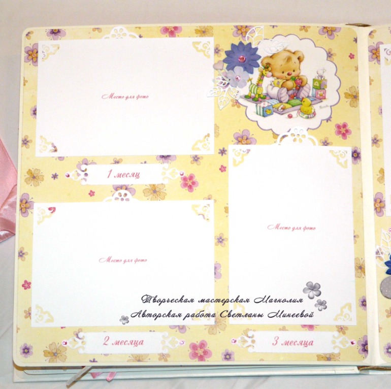Альбом для девочки Первый годик